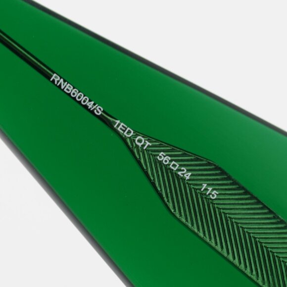 Rag & Bone RNB6004/S 01ED QT Sunglasses Green Butterfly Frame, Green Lenses - Picture 4 of 9